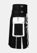 Optical Wave Coat of Arms Utility Kilt Side