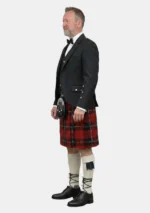Ramsay Tartan Kilt Tracht linke Seite