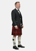 Ramsay Tartan Kilt Tracht rechte Seite