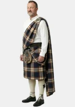Rose Ancient Tartan Great Kilt Left