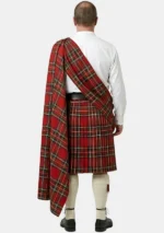 Royal Stewart Tartan Great Kilt Back
