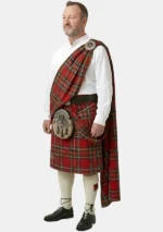 Royal Stewart Tartan Great Kilt Left