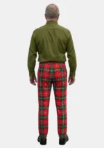 Body Modern Tartan Trouser Men Back