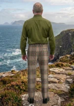 Brodie Hunting Weathered Tartan Trouser Back