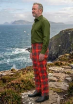 Bruce Modern Tartan Trouser Left