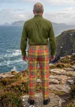 Buchnan Weathered Tartan Trouser Back