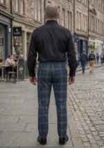 Carruthers, George Tartan Trouser Back