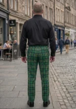 Celtic Tartan Trouser Back