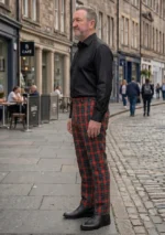 Christie Tartan Trouser Left