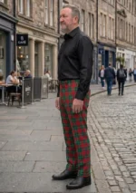 Christmas Tartan Trouser Left