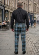 Clarke Ancient Tartan Trouser Back