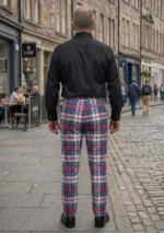 Cooper Tartan Trouser Back