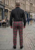 Crawford Tartan Trouser Back