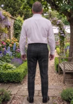 Dark Island Tartan Trouser Back