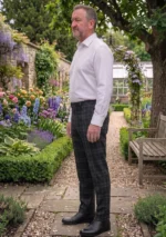 Dark Island Tartan Trouser Left