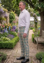 Diana Memorial Rose Tartan Trouser Left