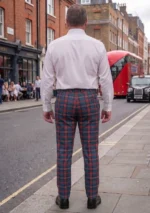 Evans Tartan Trouser Back