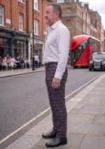 Evans Tartan Trouser Left