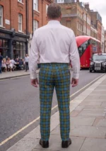 Fletcher Tartan Trouser Back