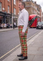 Gibson Tartan Trouser Left