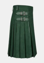 Green Wool Kilt Right