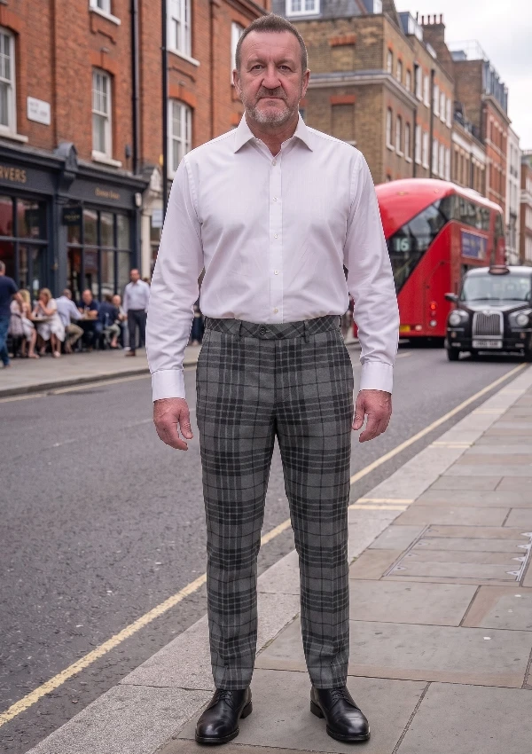 Grey Spirit Tartan Trouser