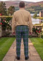 Hughes Tartan Trouser Back