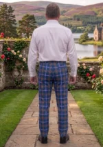 Jewish Tartan Trouser Back