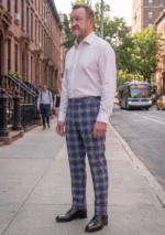 Kelvinside Academy Tartan Trouser Left