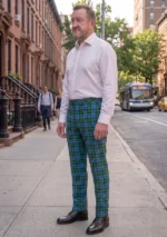 Kerr Hunting Tartan Trouser Left