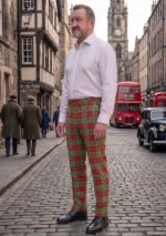 Leask Tartan Trouser Left