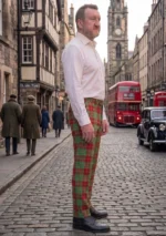 Leask Tartan Trouser Right