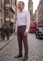 Llewellen of Wales Tartan Trouser Left