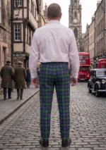 Loch Carron Tartan Trouser Back