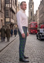 Loch Carron Tartan Trouser Right