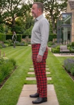 MacDuff Modern Tartan Trouser Left