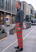 Macnab Tartan Trouser Left