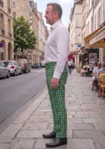 McClure Niall Tartan Trouser Left