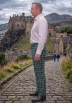 Melville Tartan Trouser Left
