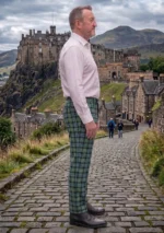 Melville Tartan Trouser Right