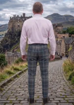 Midnight Pride Tartan Trouser Back