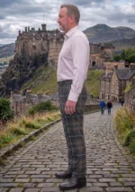 Midnight Pride Tartan Trouser Left