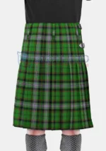 Moss Tartan Kilt Back