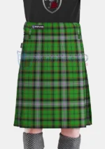Moss Tartan Kilt Front