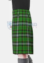 Moss Tartan Kilt Left