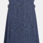 Navy Blue Tweed Kilt