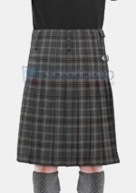 Oban Mist Tartan Kilt Back