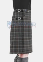 Oban Mist Tartan Kilt Right