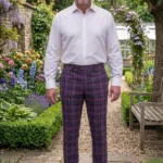 Purple Tartan Trouser