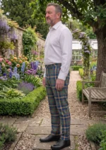 US-Marine Corp Tartan Trouser Left